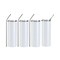 Craft Express 4 Pack 30oz Stainless Steel Skinny Sublimation Tumblers